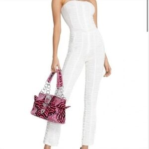 I AM GIA white ophelia jumpsuit NWOT XS